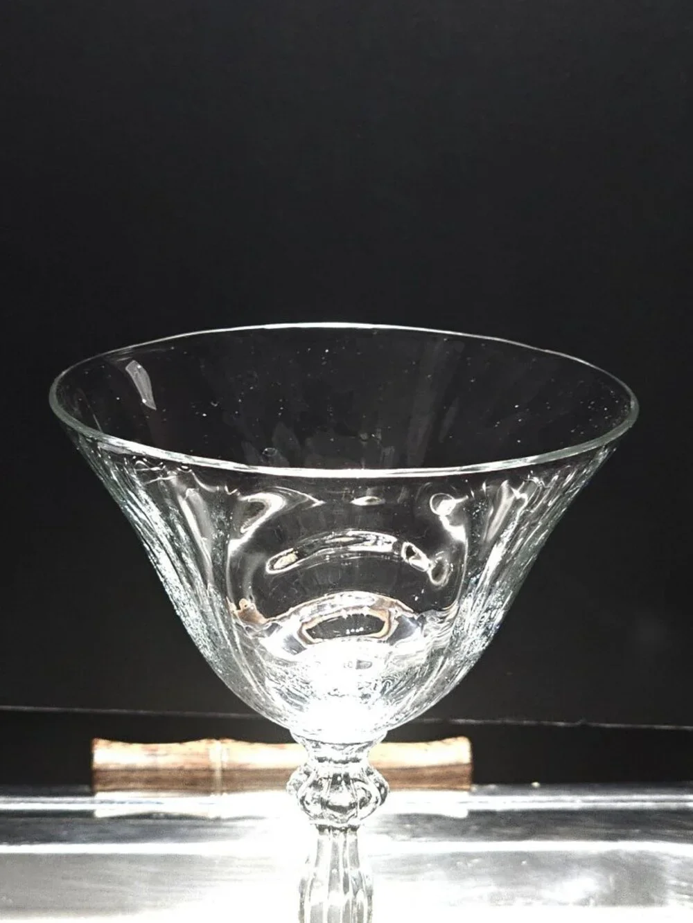 Cambridge Caprice Champagne Coupe sherbet cocktail 1950s Elegant Glass vtg mid c